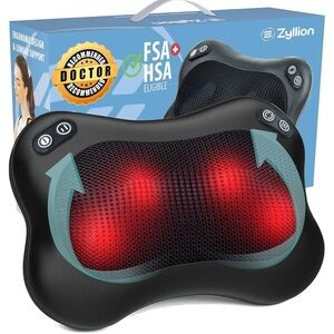 Black Shiatsu Massage Pillow